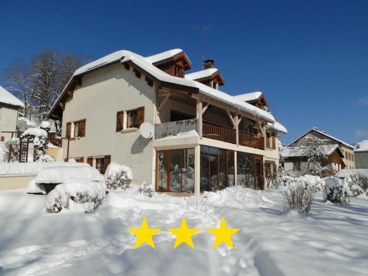 Gite 829 Montagnes Du Jura Avec Spa Et Sauna Classe 3 Etoiles Foncine-le-Haut エクステリア 写真
